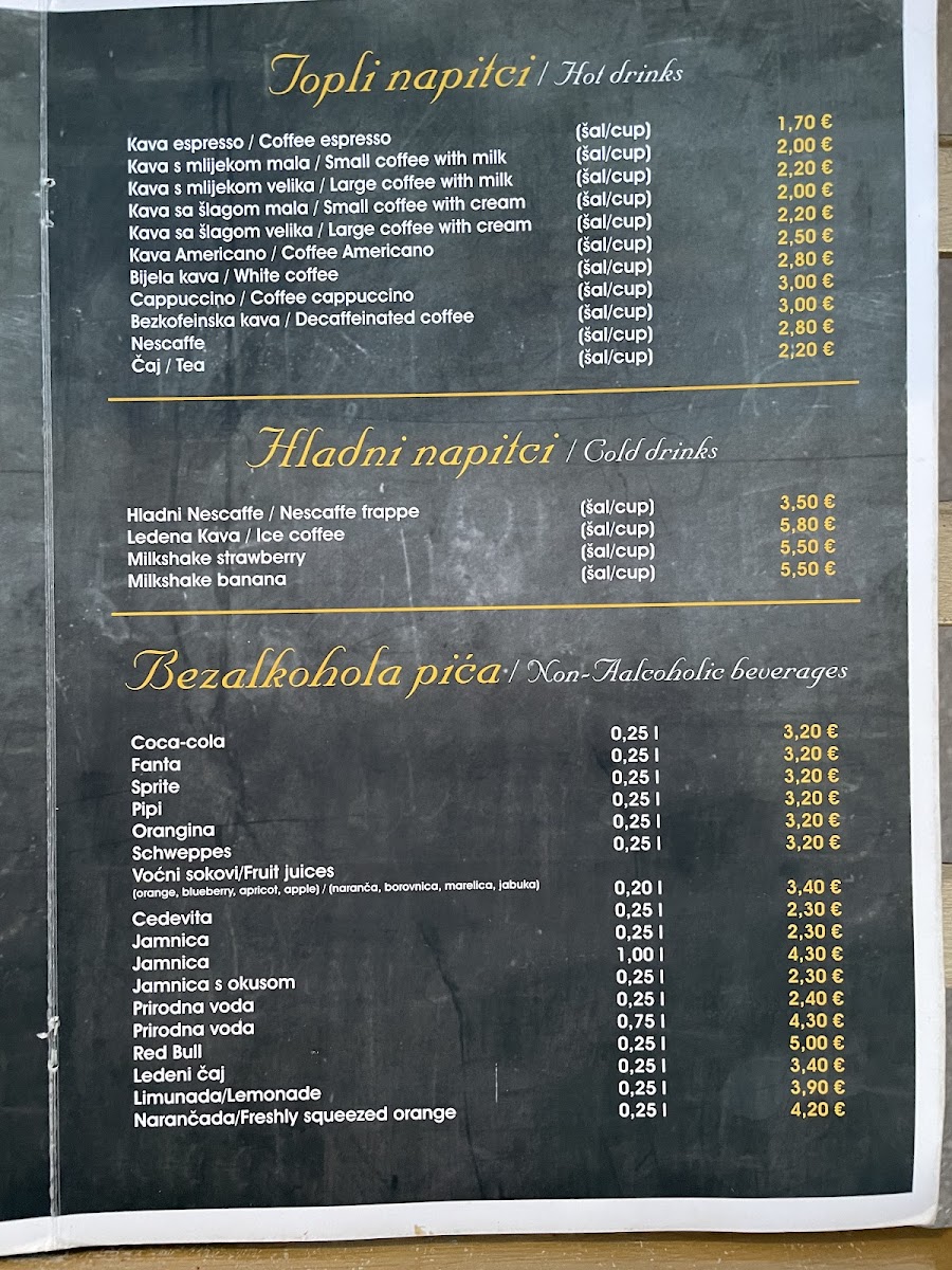 Menu Pizza & Burger Bar Maro-1